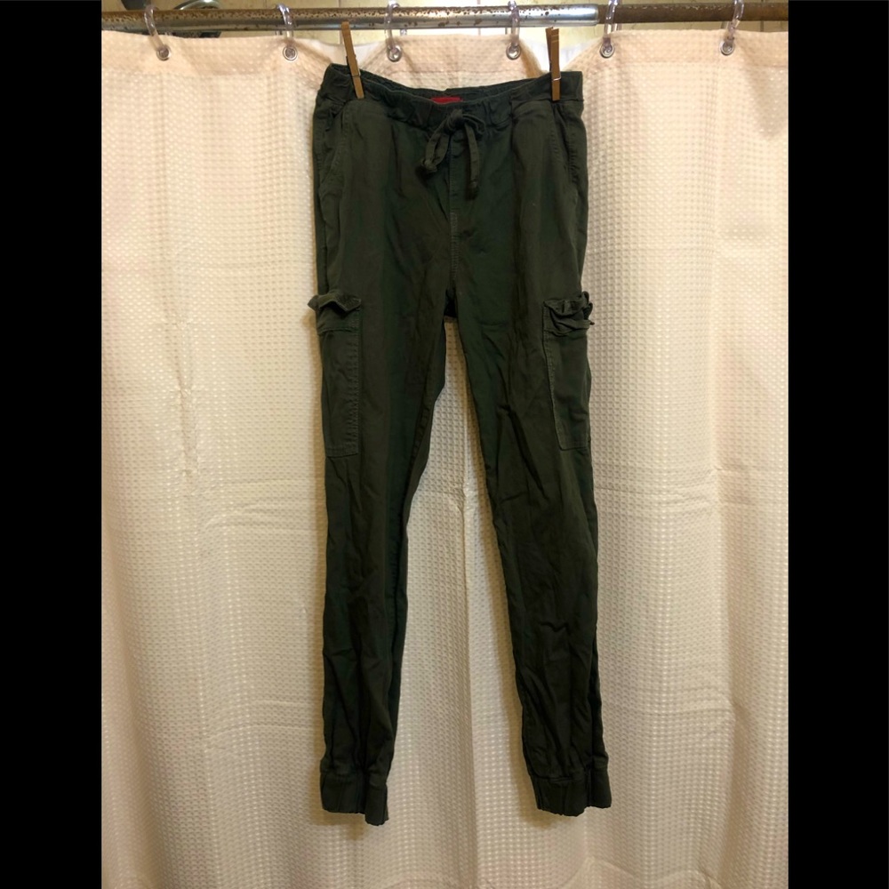 Army green joggers size L